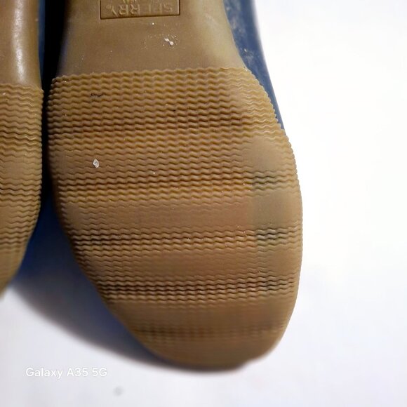 Sperry Womens Saltwater Duck Boots Plaid Wool Upper Waterproof Rubber Sole Lace- - Picture 11 of 11